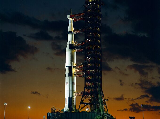Amerykańska rakieta Saturn V, misja Apolo 4, 1967 r.