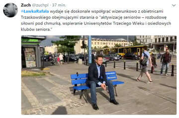 #ŁawkaTrzaskowskiego 