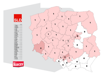 Podział mandat&oacute;w -&nbsp;SLD