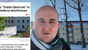 Miniatura: Nagranie z ośrodka dla migrantów w...