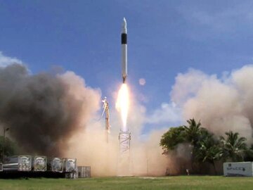 Start rakiety Falcon 1&nbsp;firmy SpaceX, 2008 rok