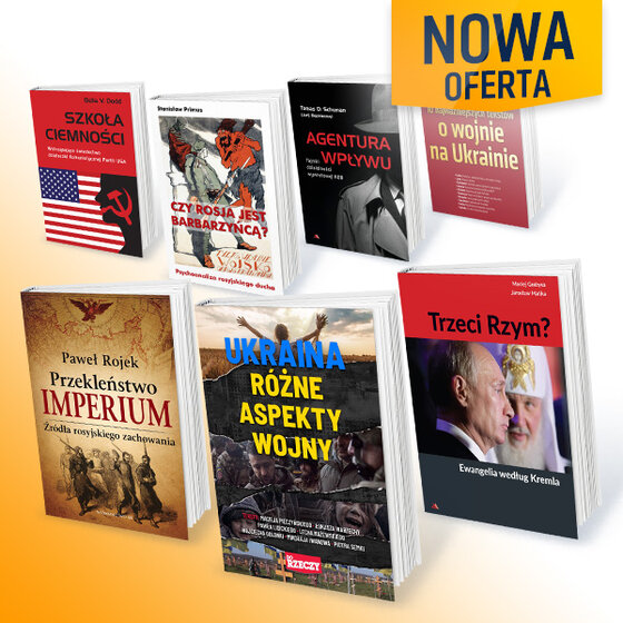 „Mroczne oblicze Rosji: od tajemnic KGB do wojny na Ukrainie” – Roczny pakiet subskrypcji: Do Rzeczy + Historia Do Rzeczy z 7 ebookami „Agentura wpływu. Tajniki działalności wywrotowej KGB”, „Czy Rosja jest barbarzyńcą? Psychoanaliza rosyjskiego ducha”, „Szkoła ciemności”, „Przekleństwo imperium. Źródła rosyjskiego zachowania”, „Trzeci Rzym. Ewangelia według Kremla”, „Ukraina – różne aspekty wojny”, „10 najważniejszych tekstów o wojnie na Ukrainie”.