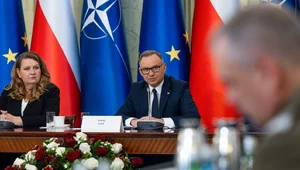 Miniatura: Prezydent po posiedzeniu RBN: W sprawach...