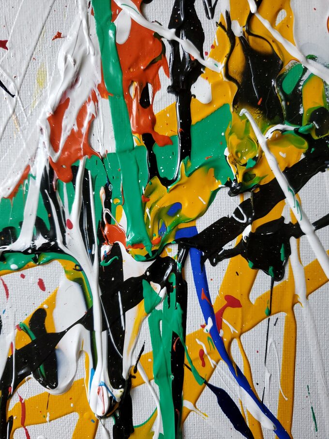 Malarstwo inspirowane Jacksonem Pollockiem