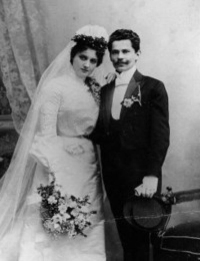 Jan Szczepanik z żoną