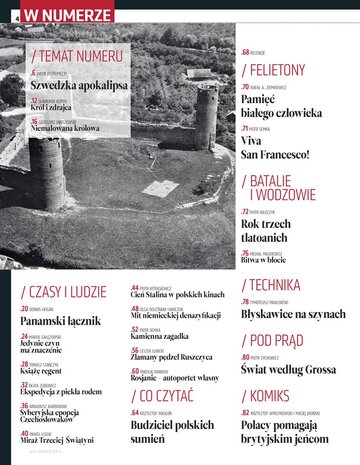 "Historia DoRzeczy" 11/2025 -&nbsp;spis treści