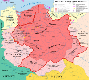 Polska za&nbsp;panowania Bolesława Chrobrego