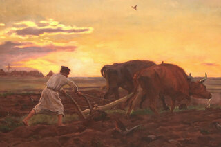 J&oacute;zef Chełmoński: Orka (1896). Fot: Archiwum autora