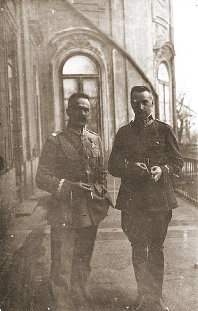 Józef Piłsudski i Kazimierz Sosnkowski
