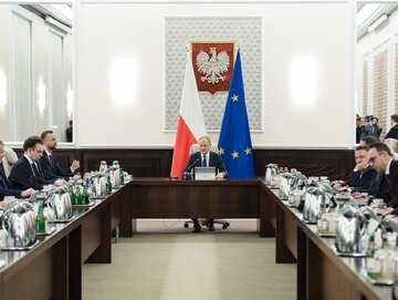 Posiedzenie rządu pod&nbsp;przewodnictwem premiera Donalda Tuska
