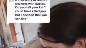Przerażające nagranie aborcjonistki. Mówi dziecku, że mogła je zabić