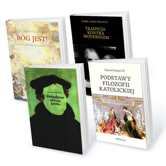 RELIGIA – Roczny pakiet subskrypcji: Do Rzeczy + Historia Do Rzeczy „Bóg jest! Rozumowe dowody na istnienie Boga”, „Podstawy filozofii katolickiej”, „Prawdziwe oblicze Lutra”, „Tradycja kontra modernizm”