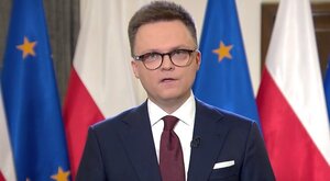 Miniatura: Hołownia wygłosił pierwsze orędzie....