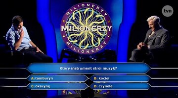 "Milionerzy": Kt&oacute;ry instrument stroi muzyk?