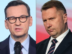 Miniatura: Czarnek i Morawiecki u Nawrockiego....