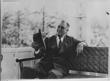 Franklin D. Roosevelt w&nbsp;Warm Springs, Georgia