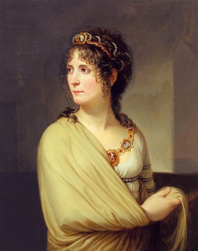 Cesarzowa Józefina w późniejszych latach życia, mal. Andrea Appiani