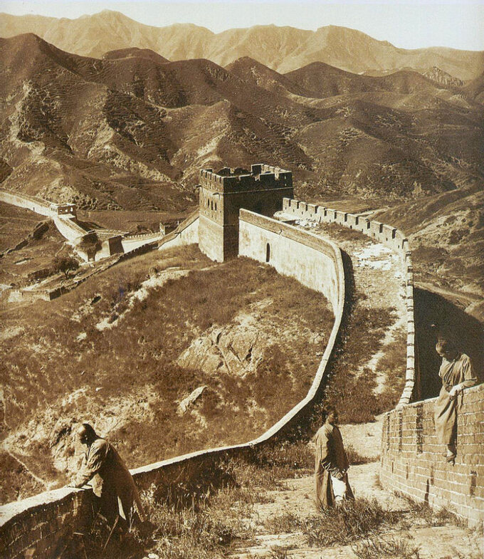 Wielki Mur na zdjęciu z 1907 roku.