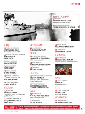 Spis Treści tygodnik "Do&nbsp;Rzeczy" nr 35