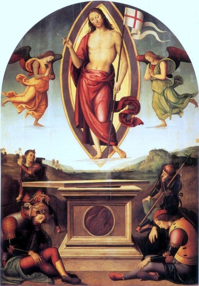 Zmartwychwstanie Chrystusa. Mal. Piero Perugino