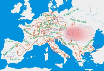 Kierunki ekspansji Węgr&oacute;w w&nbsp;X wieku
