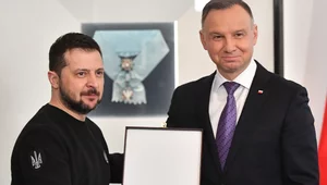 Miniatura: Nawrocki odebrał order Zełenskiemu....