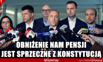 Memy - posłowie stracą 20 proc. pensji 