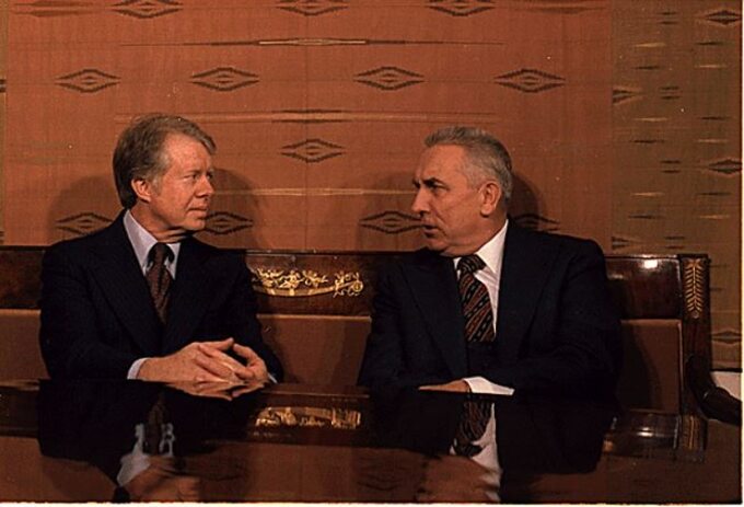 Edward Gierek z Jimmym Carterem – spotkanie 30 grudnia 1977