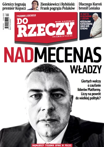 Okładka tygodnika Do Rzeczy 4/103 2015 