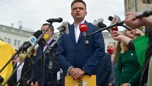 Miniatura: Gorąco w Polsce 2050. "Słowa Hołowni są...