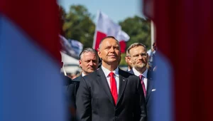 Miniatura: Prezydent na defiladzie. "Duch tego narodu...