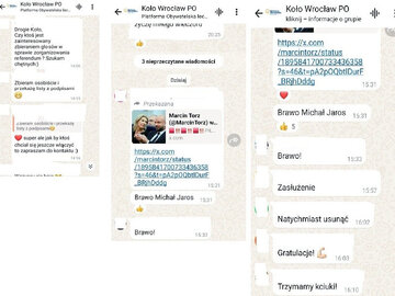 Screeny rozm&oacute;w