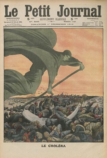 Śmierć przynosząca cholerę, magazyn &bdquo;Le Petit Journal&rdquo;