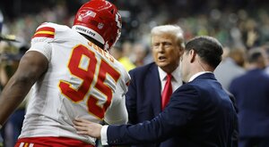 Miniatura: Wielkie owacje dla Trumpa na Super Bowl....