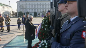 Miniatura: Incydent przed pomnikiem smoleńskim....