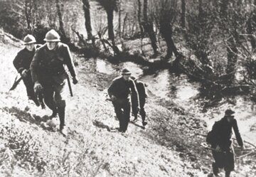 Spieszona polska kawaleria w&nbsp;czasie bitwy pod&nbsp;Kockiem, październik 1939