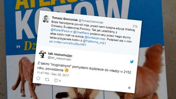 PO chce wylicytować dla WOŚP słynny „Atlas kotów". Reakcje internautów 