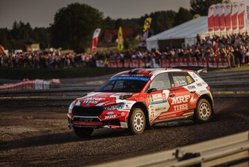 Martins Sesks na&nbsp;trasie 79. ORLEN Rajdu Polski