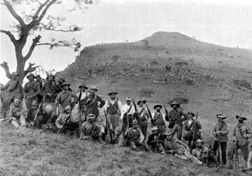 Burowie po&nbsp;bitwie na&nbsp;Spion Kop, 1900&nbsp;r.