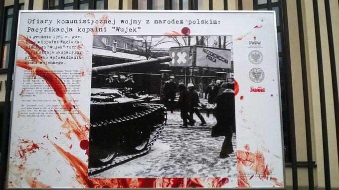 Pacyfikacja kopalni "Wujek" na&nbsp;wystawie PWPW