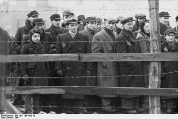 Żydzi z&nbsp;getta ł&oacute;dzkiego, 1941&nbsp;r.
