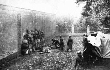 Egzekucja Polak&oacute;w przez Einsatzkommando w&nbsp;Lesznie, październik 1939
