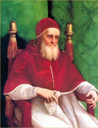 Juliusz II, mal. Rafael