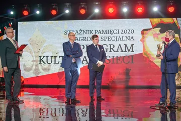 Rafał Ziemkiewicz, Paweł Lisicki, Karol Gac i prof. Piotr Gliński 