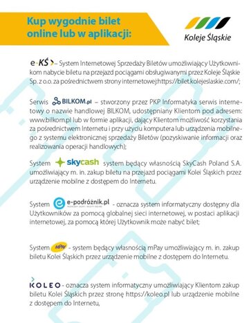 Koleje śląskie zachęcają do&nbsp;korzystania z&nbsp;nowoczesnych kanał&oacute;w sprzedaży