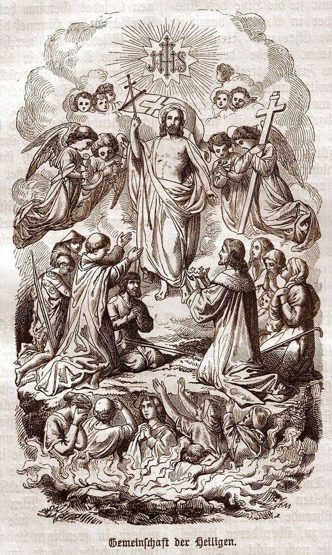 Rudolph Blättler, Święci i Zmartwychwstały Chrystus