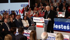 Miniatura: Kaczyński: Nocny stróż niedołęga zmienia...
