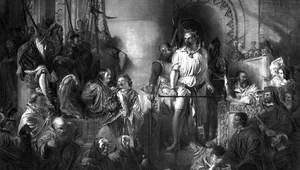 Miniatura: Męczeńska śmierć bohatera Szkotów. Po...