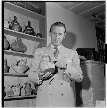 Norweski podr&oacute;żnik Thor Heyerdahl (1955)