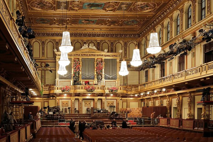 Złota Sala w Musikverein, Wiedeń